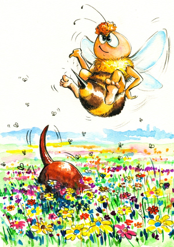 「犬とミツバチ」